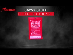 家および学校のために耐熱性緊急の火のガラス繊維毛布