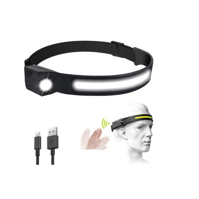 購入 1200 ルーメン USB 充電式 IP65 防水 LED ヘッドランプ キャンプやメンテナンス作業灯用 オンライン製造