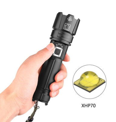 購入 伸縮ズームとアウトドアアクティビティ用の5つのモードを備えた1500ルーメンのLED懐中電灯 オンライン製造