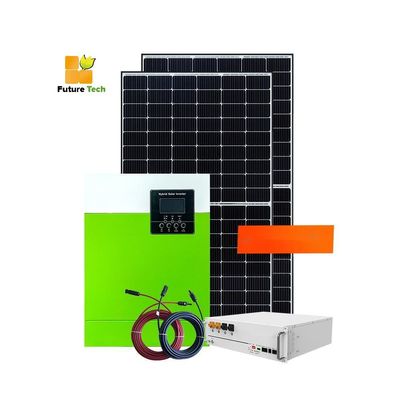 良い価格 5.5KW 220V/230V ハイブリッドソーラーインバーター 最大12ユニットとMPPT内蔵 オンライン