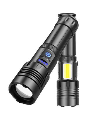 良い価格 1500 ルメン LED タッチ懐中電灯 調節可能な焦点とIPX4 防水 キャンプや緊急用 オンライン